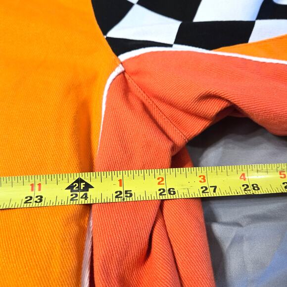 HeadGear Classics Nostalgia Co. Sz  2XL Channel Orange Racing Moto Jacket - Picture 9 of 10